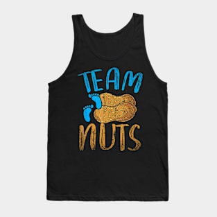 Baby Party Gender Reveal Party Team Nuts Funny Gender Reveal Tank Top